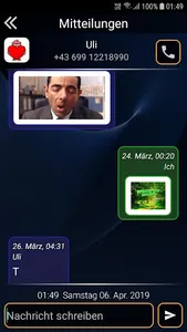 Beafon Mitteilungen screenshot 3