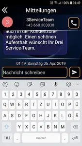 Beafon Mitteilungen screenshot 4