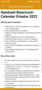 Calendar Creștin Ortodox 2022 screenshot 2