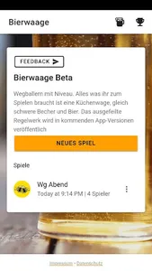 Bierwaage Trinkspiel screenshot 1