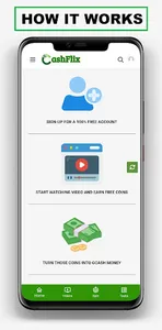 CashFlix - Watch & Earn Money screenshot 1
