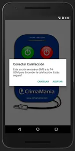 Calefacción por GSM  - ClimaMa screenshot 1