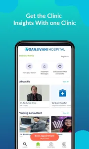 Sanjivani Hospital App screenshot 1