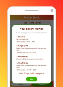 Turnip Stock Calculator: ACNH screenshot 1