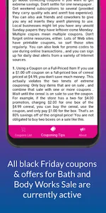 bath and body works coupon app screenshot 3