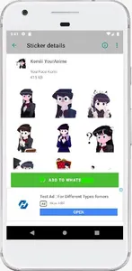 Stickers Game and Anime screenshot 1