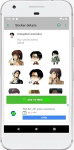 Stickers Game and Anime screenshot 2