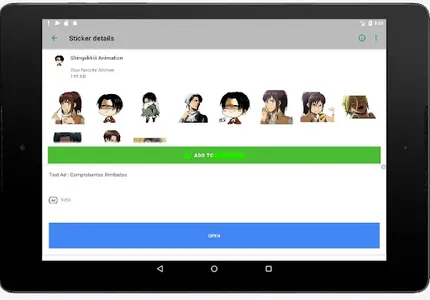Stickers Game and Anime screenshot 8