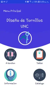 Diseño de Tornillos UNC screenshot 1