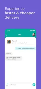 Evopost: Delivery by Travelers screenshot 1