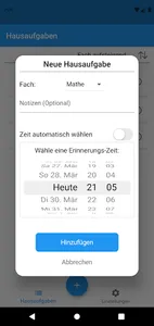 Hausaufgaben Organizer screenshot 3