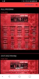 Metaldays Festival App screenshot 0