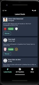 Latest Football Transfers News screenshot 0