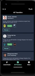 Latest Football Transfers News screenshot 2