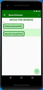Notas Perfectas screenshot 0
