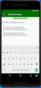 Notas Perfectas screenshot 1