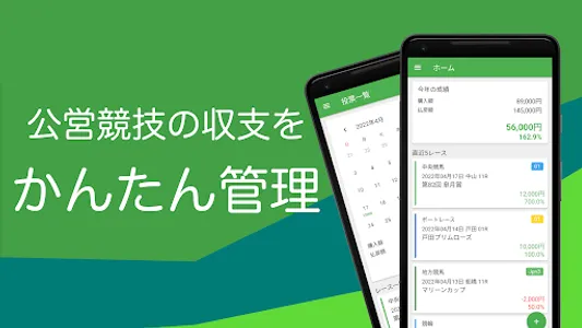 競馬や競輪など公営競技の収支管理 - HistBet screenshot 0