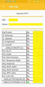 E-Slip Gaji Universitas Wijaya screenshot 4