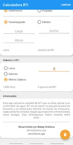 Calculadora BTI screenshot 1