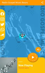 Web Rádio Gospel Music Bauru screenshot 0