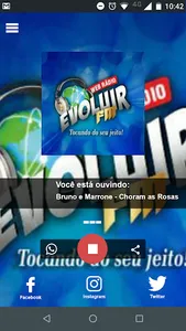Rádio Web Evoluir FM screenshot 0