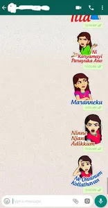 WAStickerApps : Malayalam Stic screenshot 3