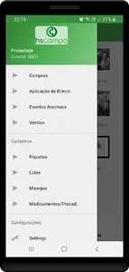 HSCampo - Gestão de Rebanhos screenshot 1