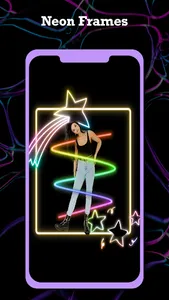 Neon Photo Editor - Spiral screenshot 1