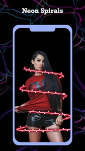 Neon Photo Editor - Spiral screenshot 3