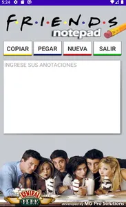 Friends Notepad screenshot 1