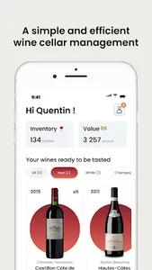 Oeni - Wine cellar management screenshot 1