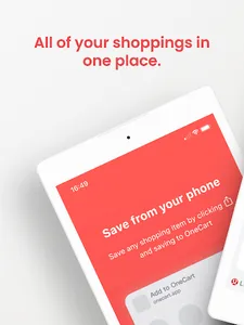 OneCart - Save Now, Buy Later screenshot 4