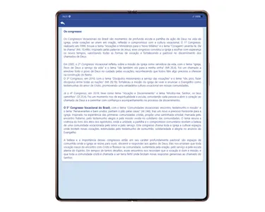 Congresso Vocacional screenshot 5