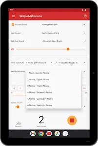Simple Metronome Speed Trainer screenshot 10