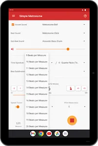Simple Metronome Speed Trainer screenshot 8