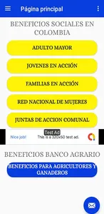 Beneficios Sociales en Colombi screenshot 0