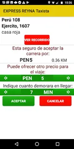 ExpressReyna Taxista screenshot 1