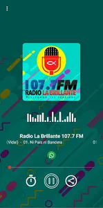 Radio La Brillante 107.7 FM screenshot 0