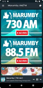 Rádio Marumby (AM - FM) screenshot 1