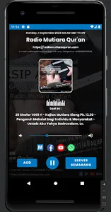 Radio Mutiara Quran screenshot 0