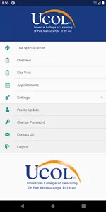 UCOL ROW screenshot 2
