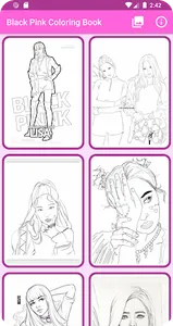 Colors: Black Pink K-POP screenshot 0