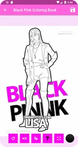 Colors: Black Pink K-POP screenshot 3