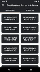 Breaking Glass Sound Collectio screenshot 0
