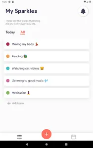 Sparkle: Self-Care Checklist,  screenshot 7