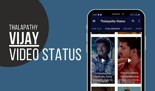 Vijay Video Status: Thalapathy screenshot 1