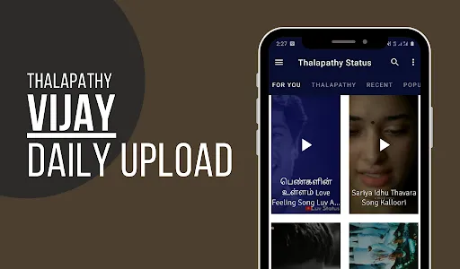 Vijay Video Status: Thalapathy screenshot 2