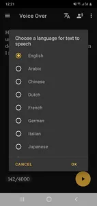 Voice Over: Human-like Text to screenshot 1