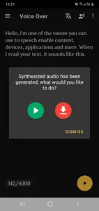 Voice Over: Human-like Text to screenshot 3
