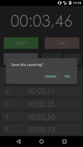Stopwatch screenshot 1